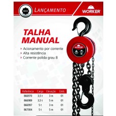 Talha Manual 3,5t 5m Worker 866989